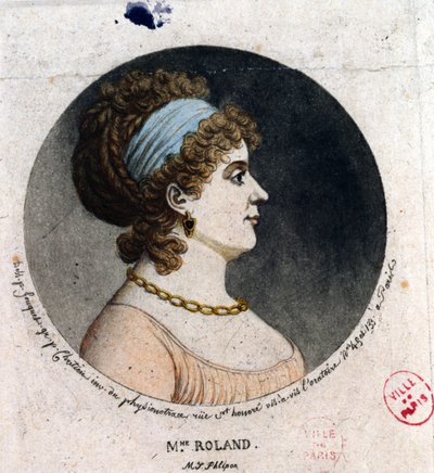 Retrato de Madame Roland (1754-93) de Jean Fouquet